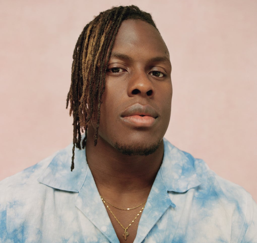 Maro Itoje: ‘I just have to do what I think is right.’ Nicholas Daley shirt, brownsfashion.com. Pendant, isura.co.uk. Chain, Itoje’s own. Photograph: Silvana Trevale/The Guardian