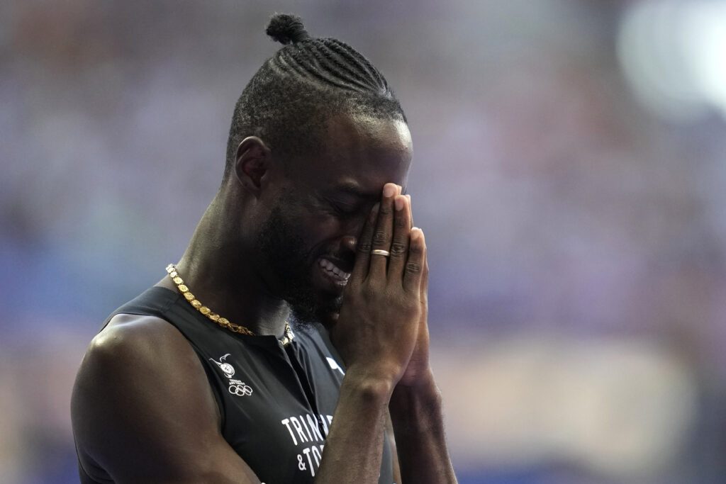 Trinidad and Tobago sprinter Jereem Richards. - AP HOTO (Image obtained at newsday.co.tt)